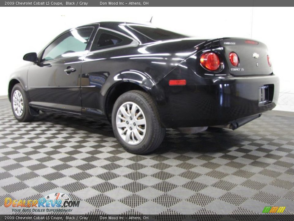 2009 Chevrolet Cobalt LS Coupe Black / Gray Photo #2