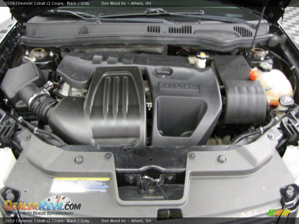 2009 Chevrolet Cobalt LS Coupe Black / Gray Photo #8