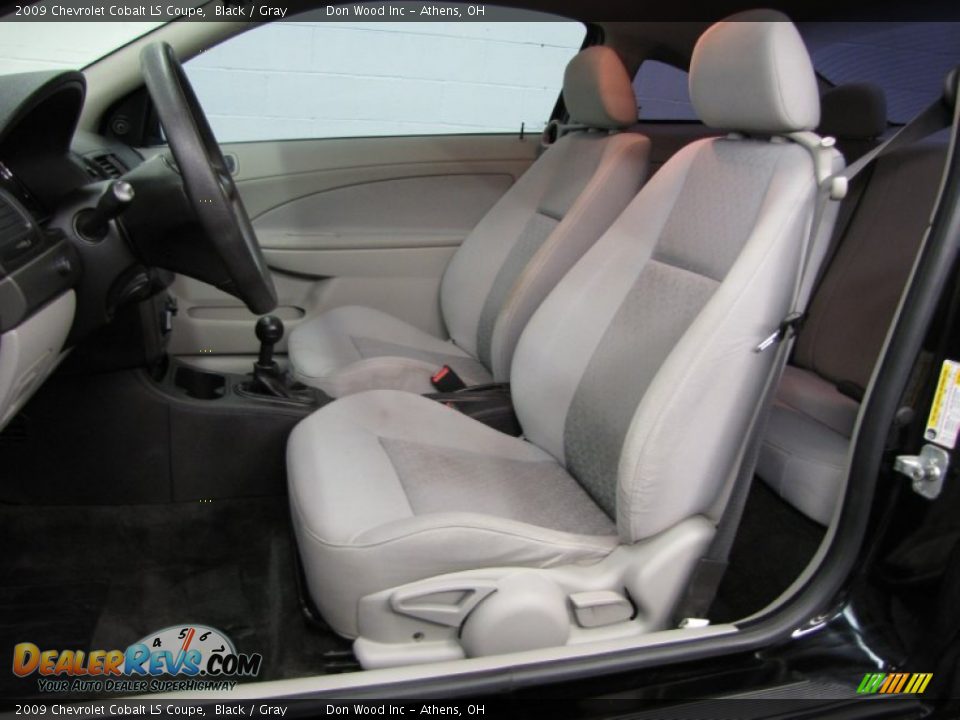 2009 Chevrolet Cobalt LS Coupe Black / Gray Photo #9