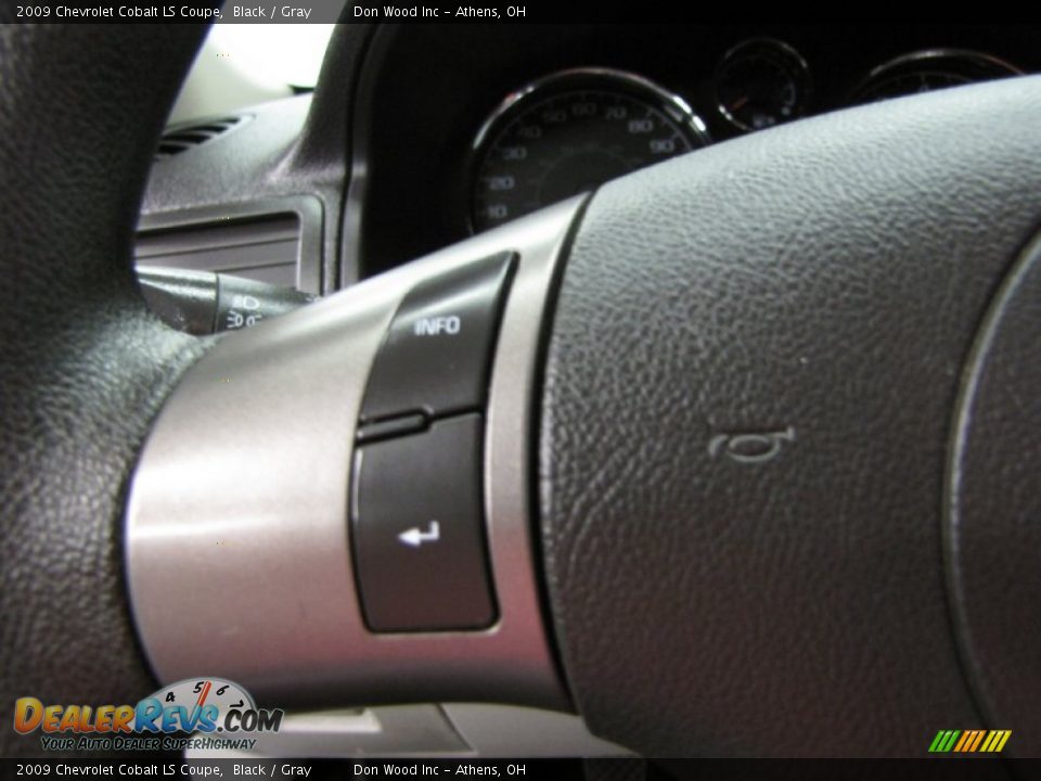 2009 Chevrolet Cobalt LS Coupe Black / Gray Photo #16