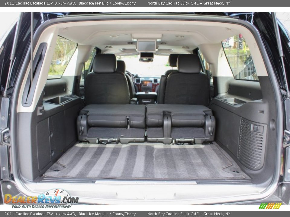2011 Cadillac Escalade ESV Luxury AWD Black Ice Metallic / Ebony/Ebony Photo #15