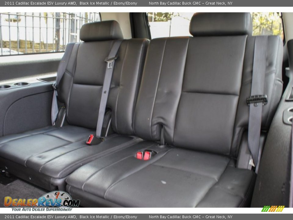 2011 Cadillac Escalade ESV Luxury AWD Black Ice Metallic / Ebony/Ebony Photo #18