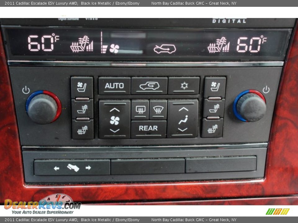 2011 Cadillac Escalade ESV Luxury AWD Black Ice Metallic / Ebony/Ebony Photo #24