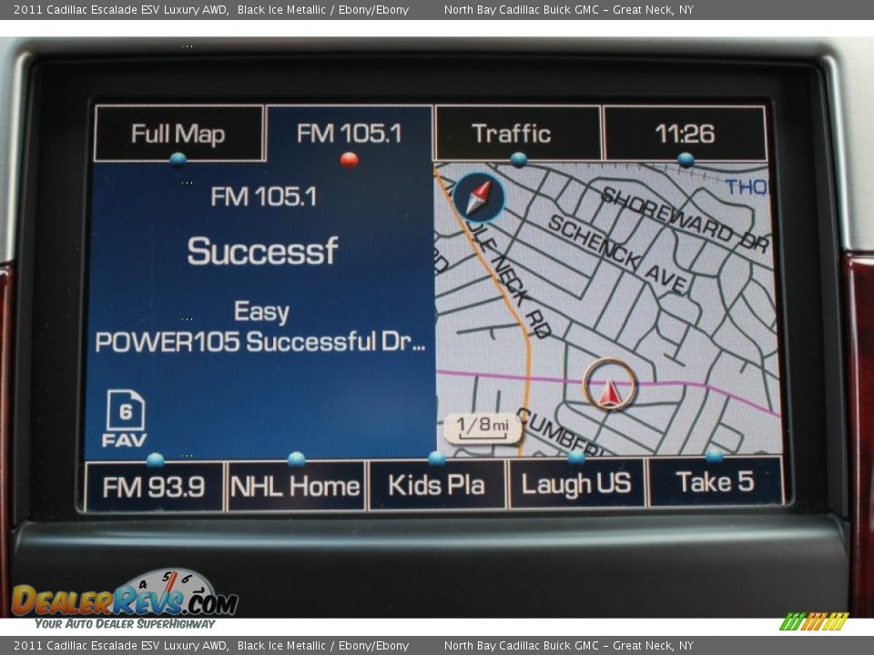 2011 Cadillac Escalade ESV Luxury AWD Black Ice Metallic / Ebony/Ebony Photo #25