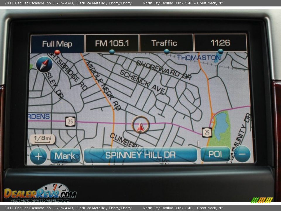 2011 Cadillac Escalade ESV Luxury AWD Black Ice Metallic / Ebony/Ebony Photo #26