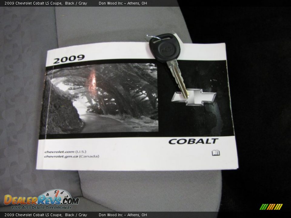 2009 Chevrolet Cobalt LS Coupe Black / Gray Photo #30