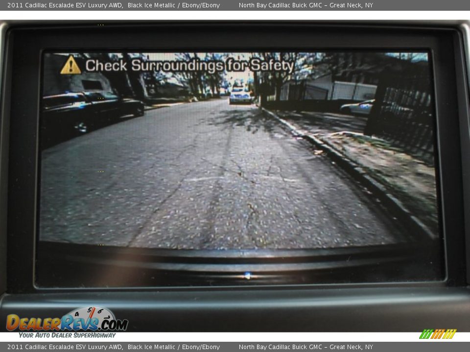 2011 Cadillac Escalade ESV Luxury AWD Black Ice Metallic / Ebony/Ebony Photo #27