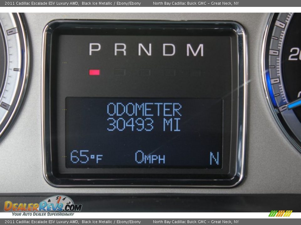 2011 Cadillac Escalade ESV Luxury AWD Black Ice Metallic / Ebony/Ebony Photo #28