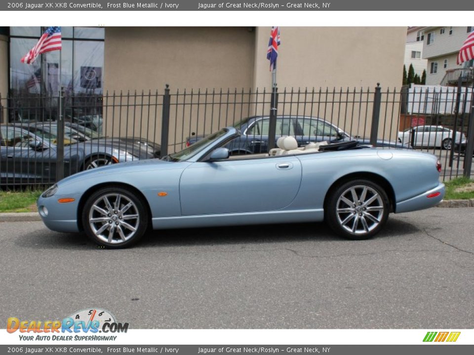 Frost Blue Metallic 2006 Jaguar XK XK8 Convertible Photo #3