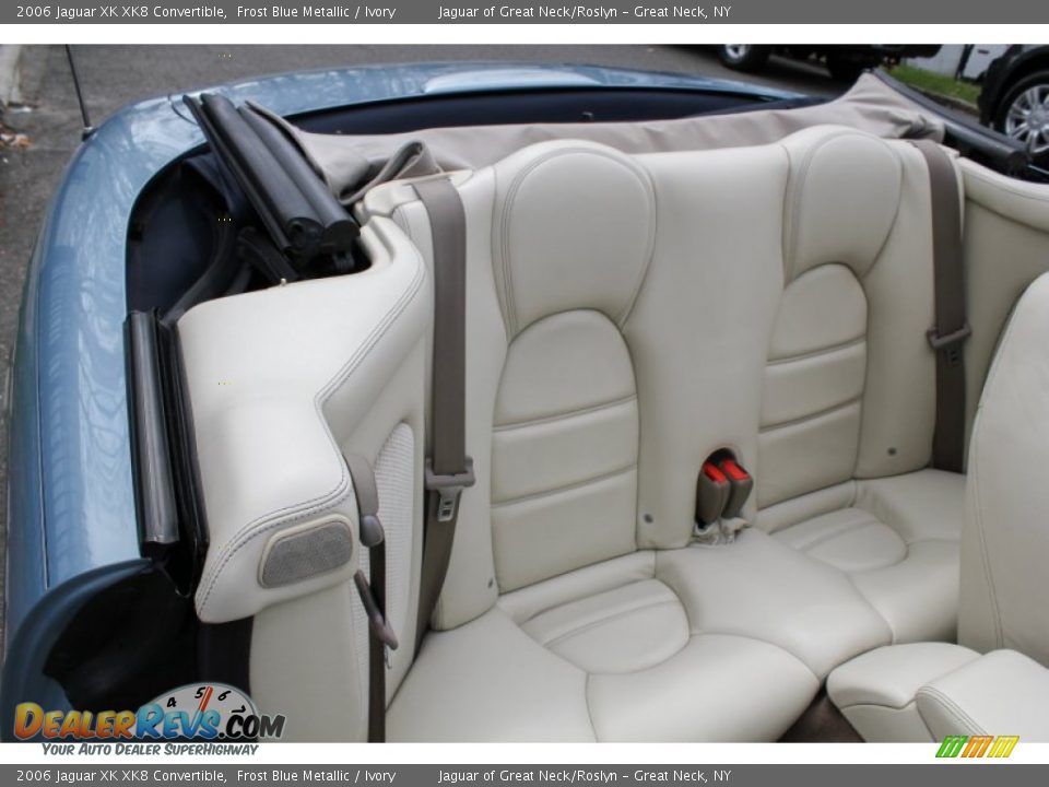 Rear Seat of 2006 Jaguar XK XK8 Convertible Photo #12