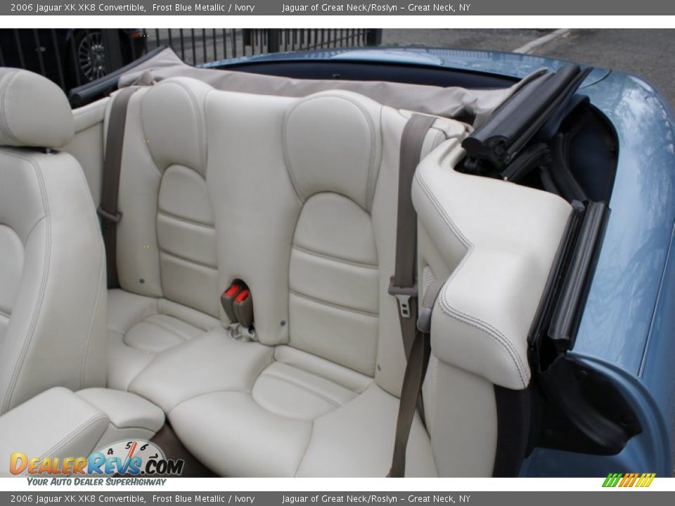 Rear Seat of 2006 Jaguar XK XK8 Convertible Photo #17