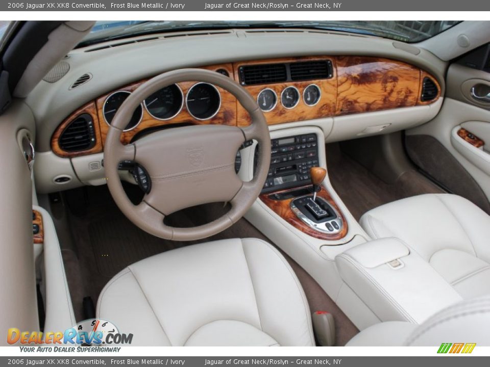 Ivory Interior - 2006 Jaguar XK XK8 Convertible Photo #18