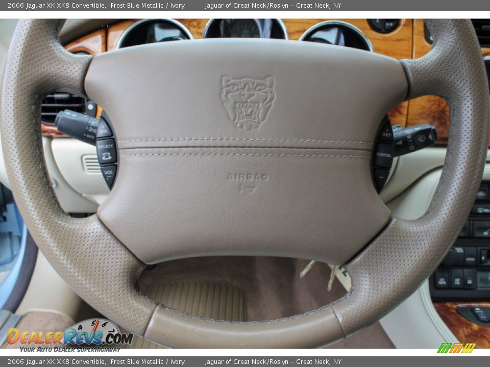 2006 Jaguar XK XK8 Convertible Steering Wheel Photo #22