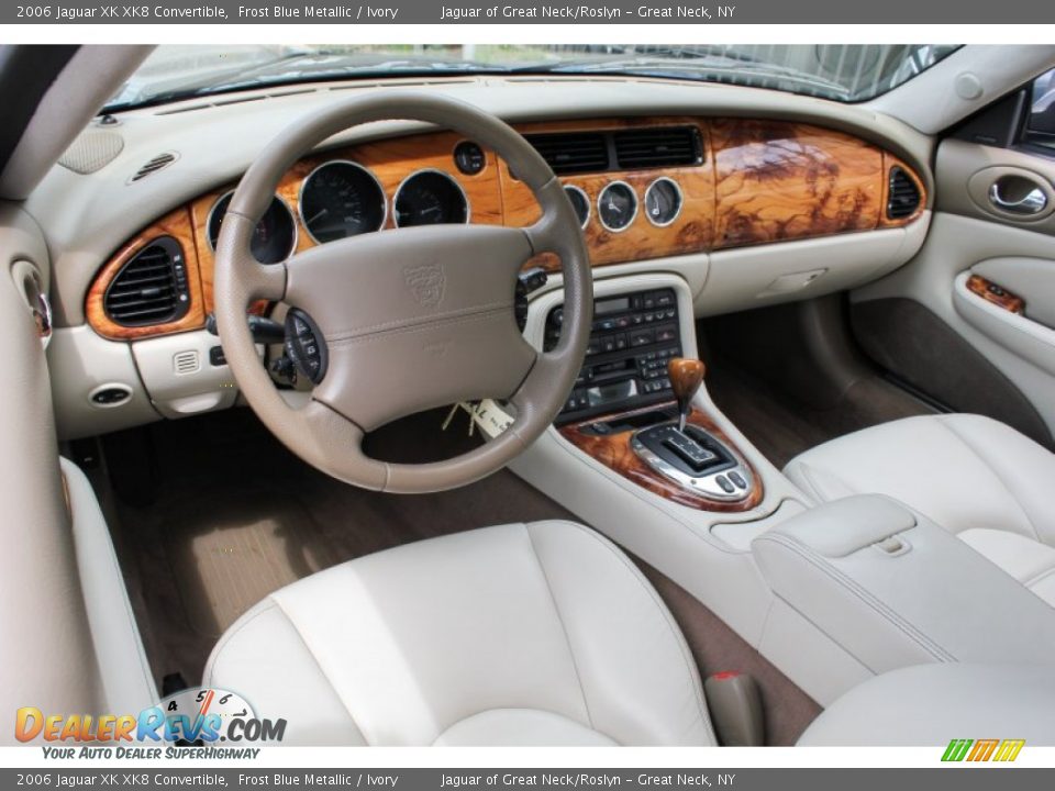 Ivory Interior - 2006 Jaguar XK XK8 Convertible Photo #23