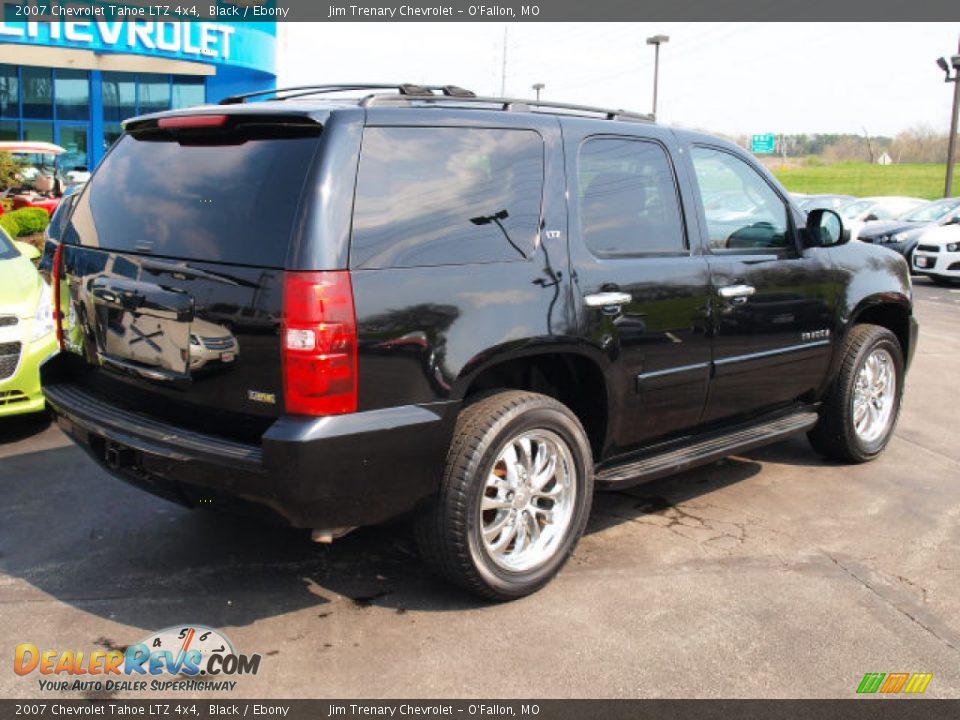 2007 Chevrolet Tahoe LTZ 4x4 Black / Ebony Photo #3