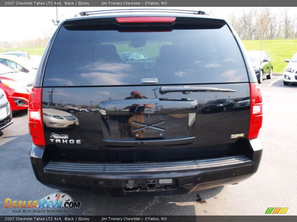 2007 Chevrolet Tahoe LTZ 4x4 Black / Ebony Photo #6