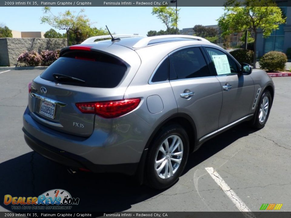 2009 Infiniti FX 35 Platinum Graphite / Graphite Photo #6