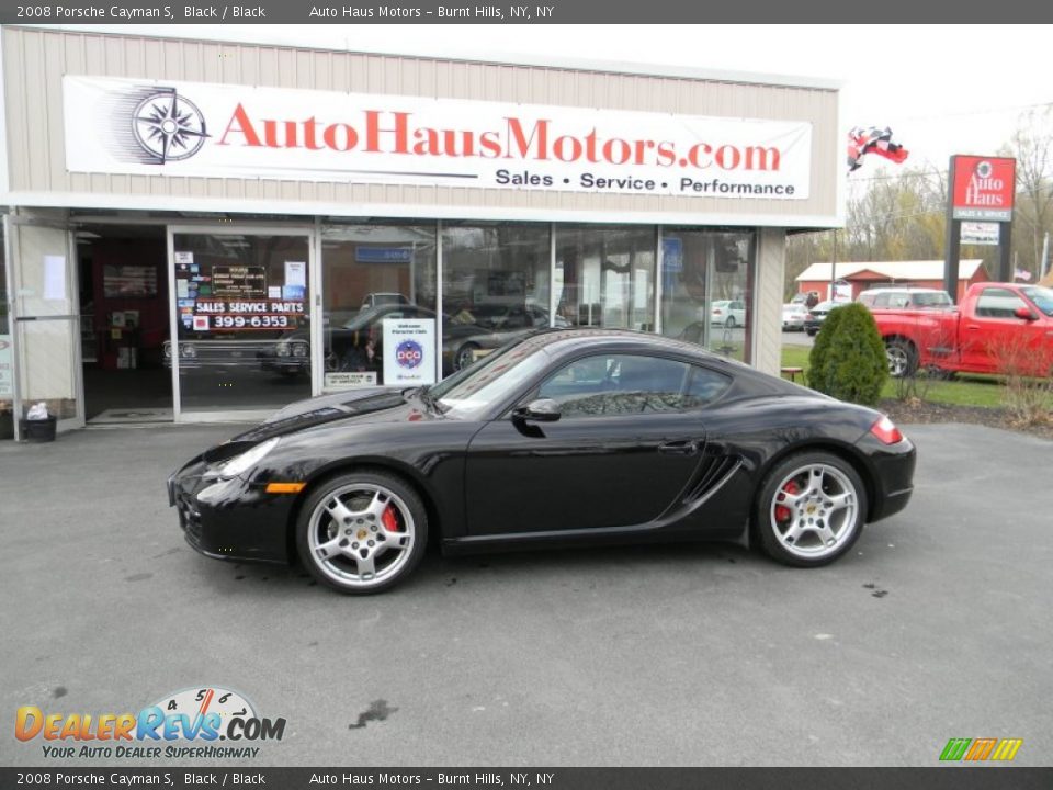 2008 Porsche Cayman S Black / Black Photo #1