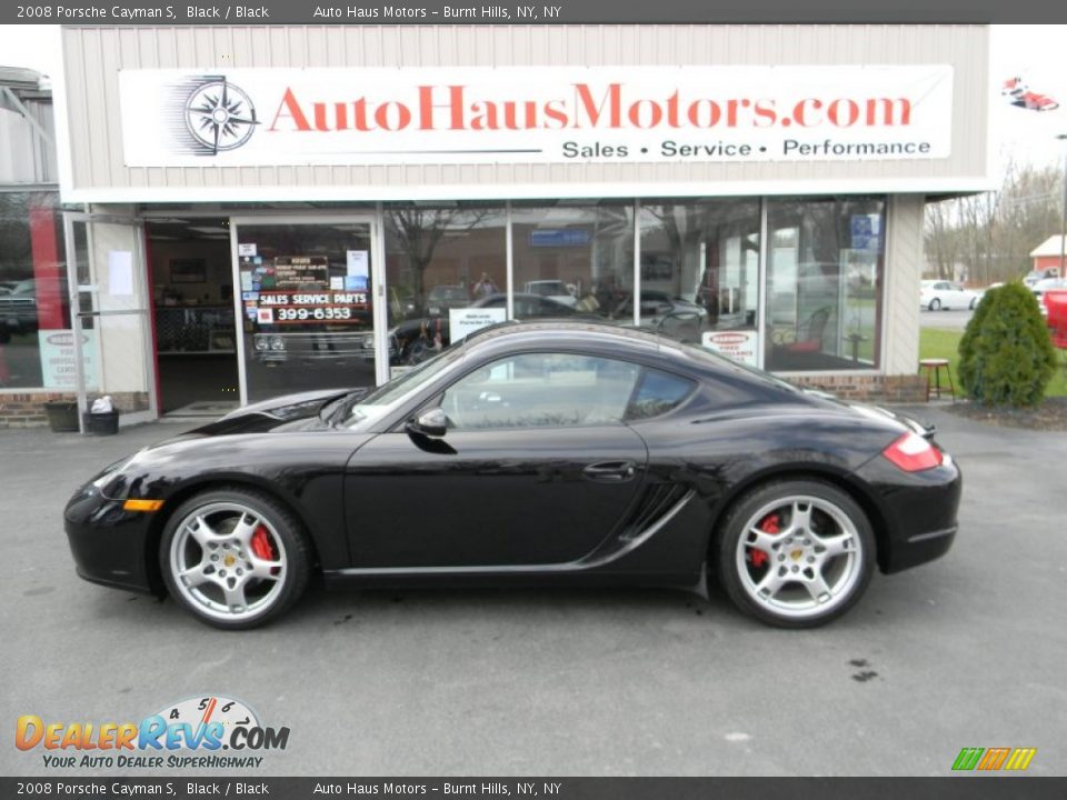 2008 Porsche Cayman S Black / Black Photo #2