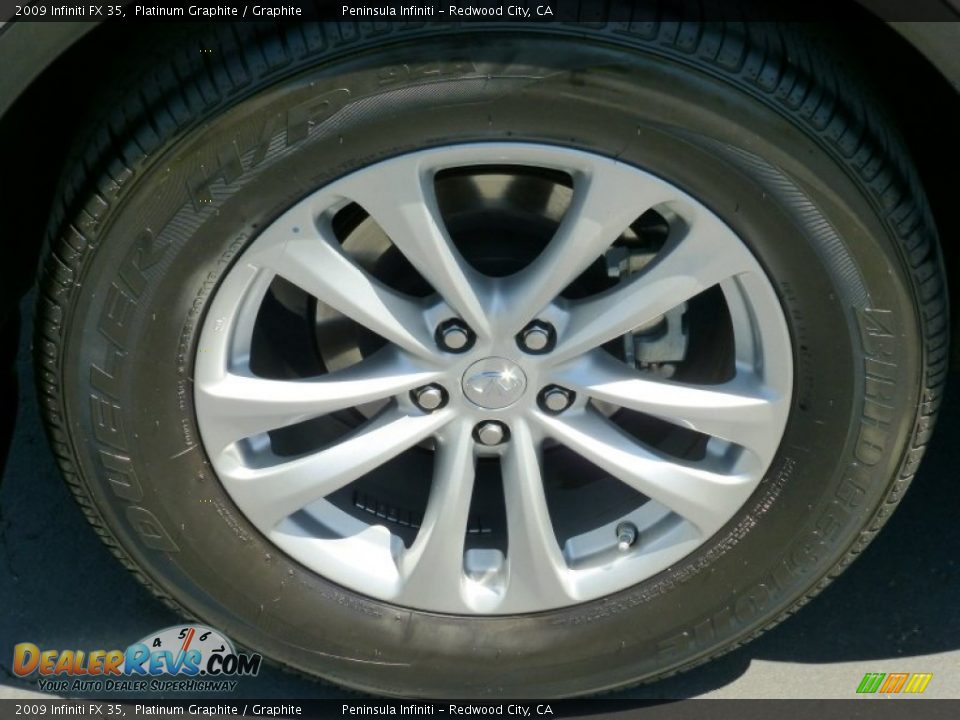 2009 Infiniti FX 35 Platinum Graphite / Graphite Photo #9
