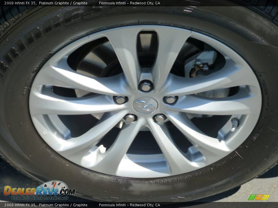 2009 Infiniti FX 35 Platinum Graphite / Graphite Photo #10