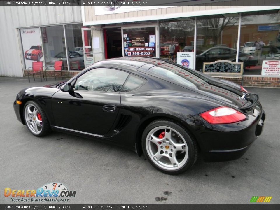 2008 Porsche Cayman S Black / Black Photo #3