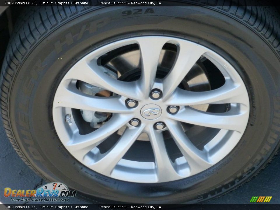 2009 Infiniti FX 35 Platinum Graphite / Graphite Photo #11
