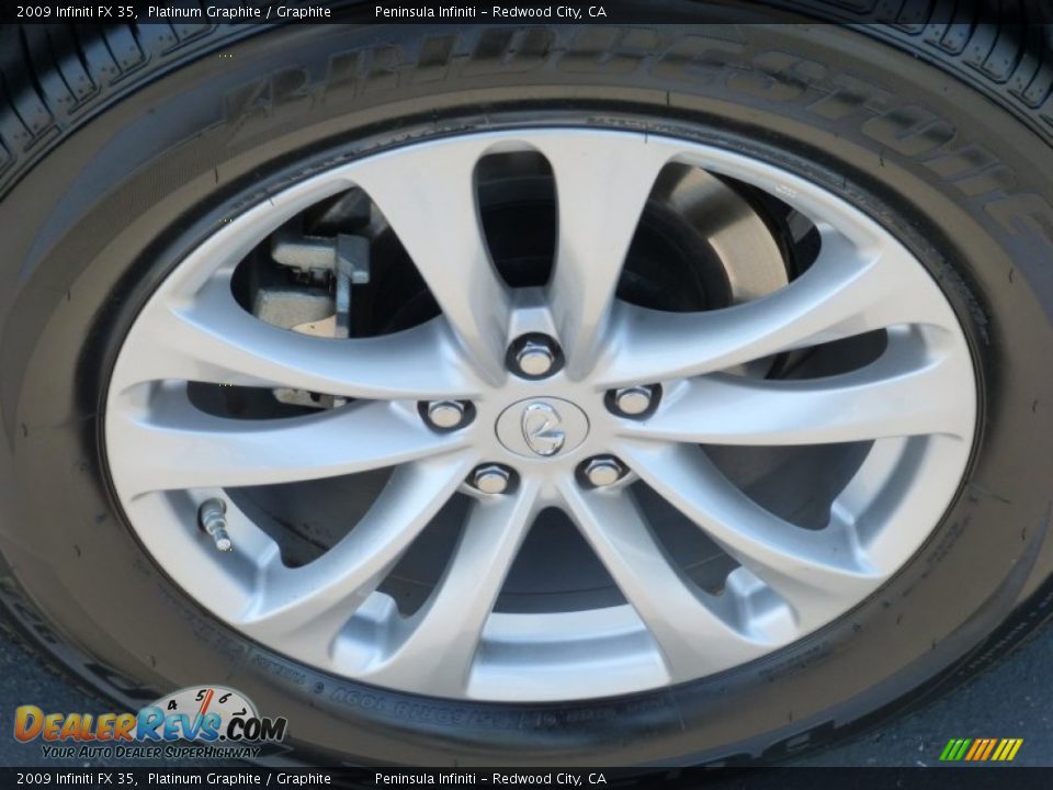 2009 Infiniti FX 35 Platinum Graphite / Graphite Photo #12