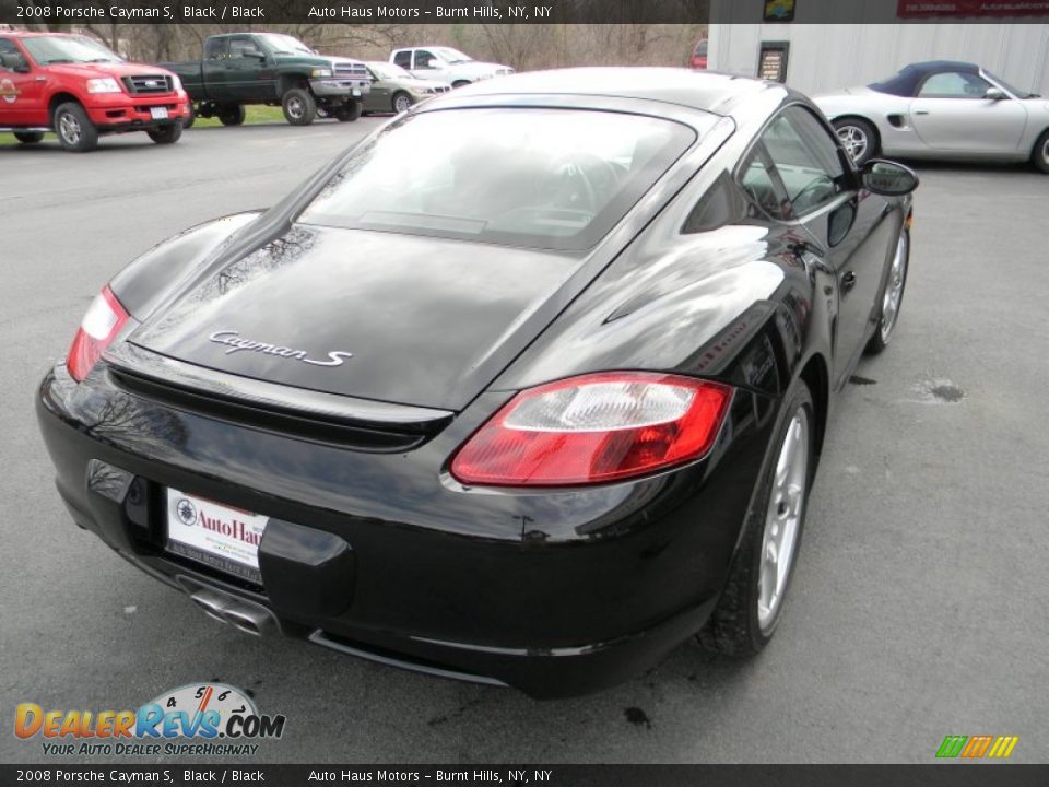 2008 Porsche Cayman S Black / Black Photo #6