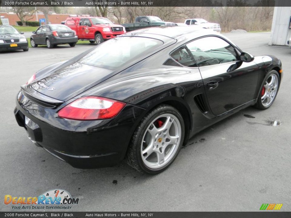 2008 Porsche Cayman S Black / Black Photo #7