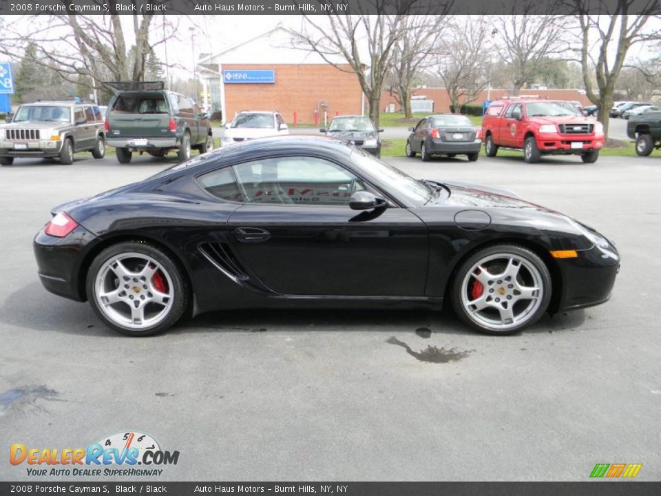 2008 Porsche Cayman S Black / Black Photo #9