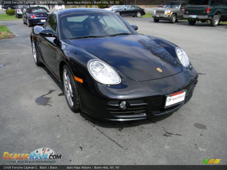 2008 Porsche Cayman S Black / Black Photo #11