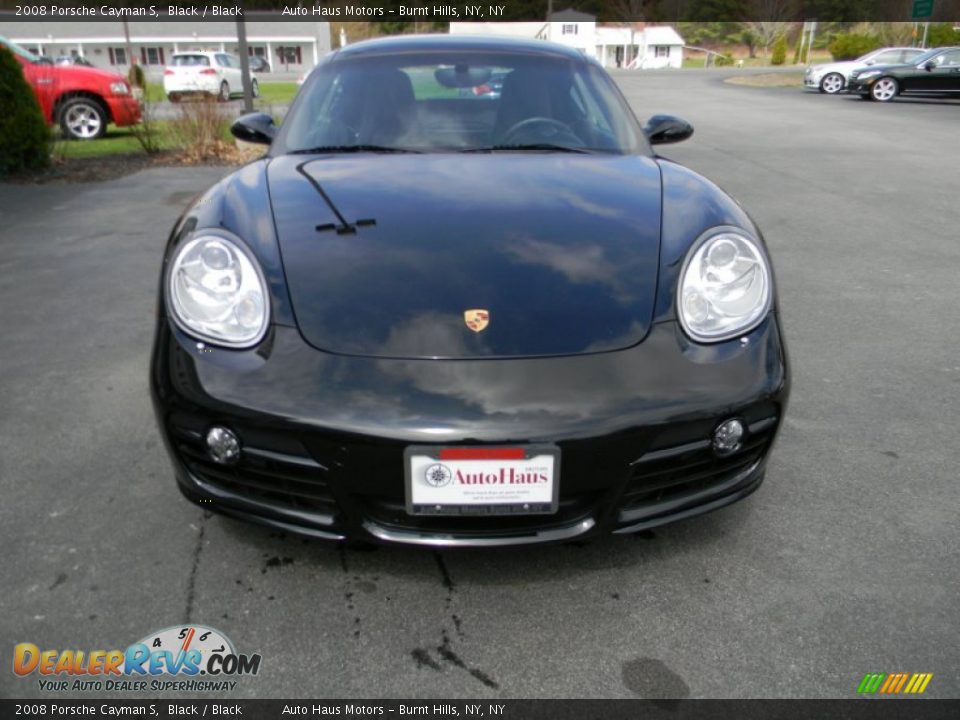 2008 Porsche Cayman S Black / Black Photo #12