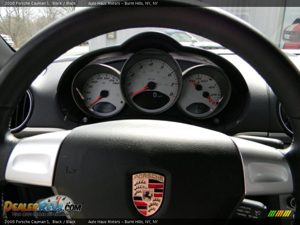 2008 Porsche Cayman S Black / Black Photo #17