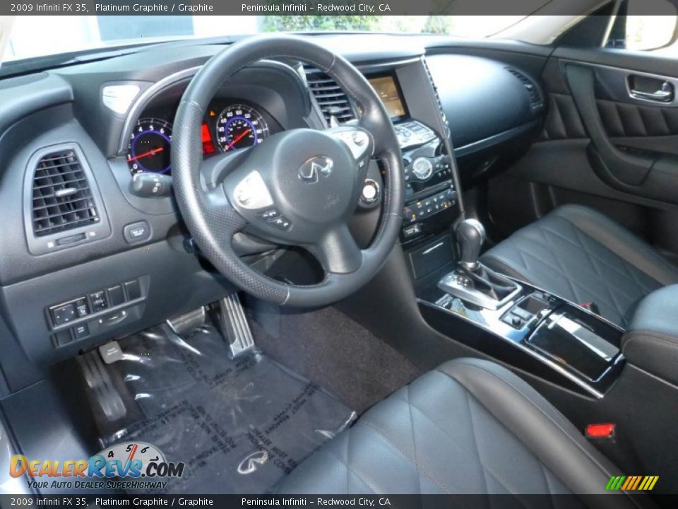 2009 Infiniti FX 35 Platinum Graphite / Graphite Photo #25