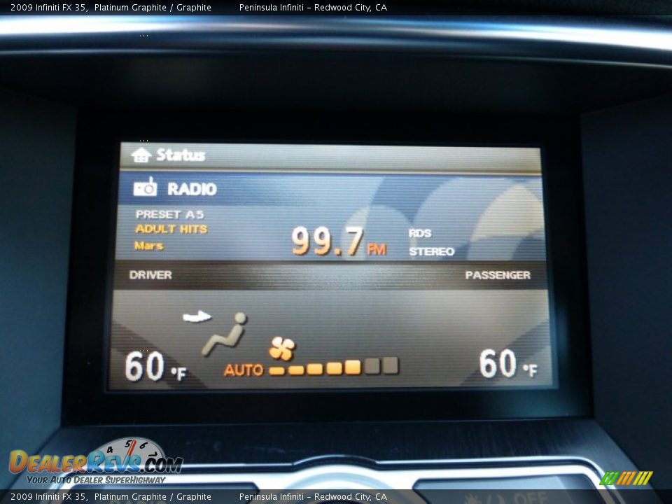 2009 Infiniti FX 35 Platinum Graphite / Graphite Photo #28