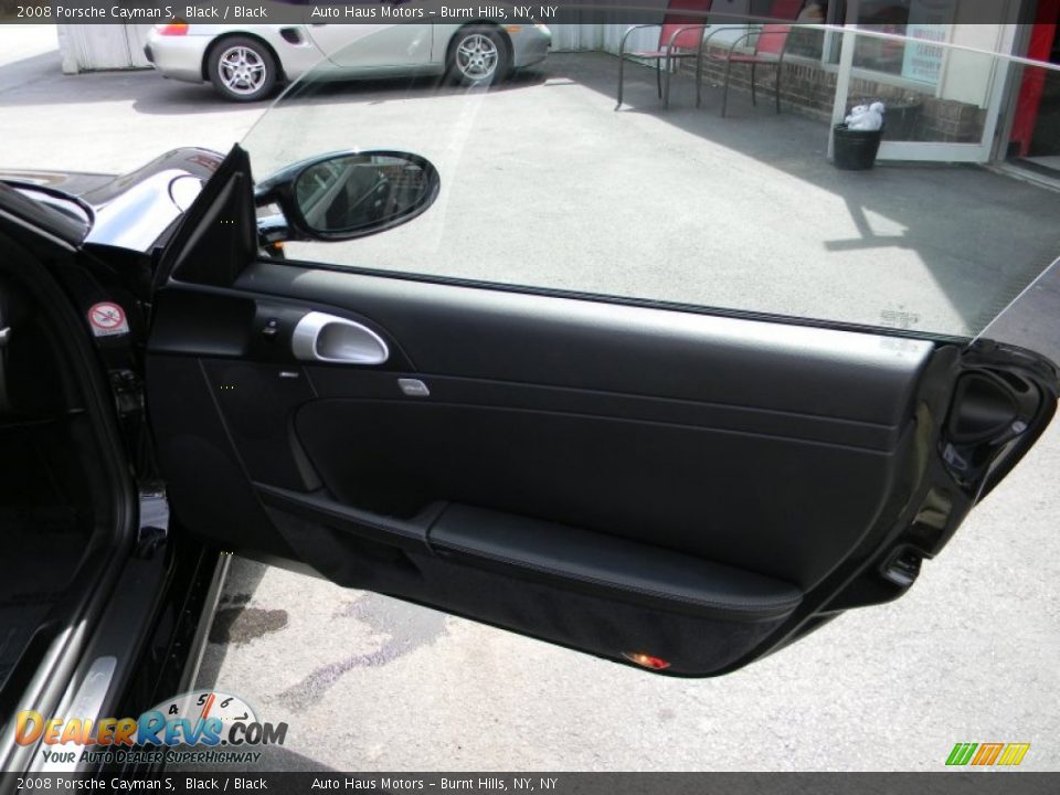 2008 Porsche Cayman S Black / Black Photo #21