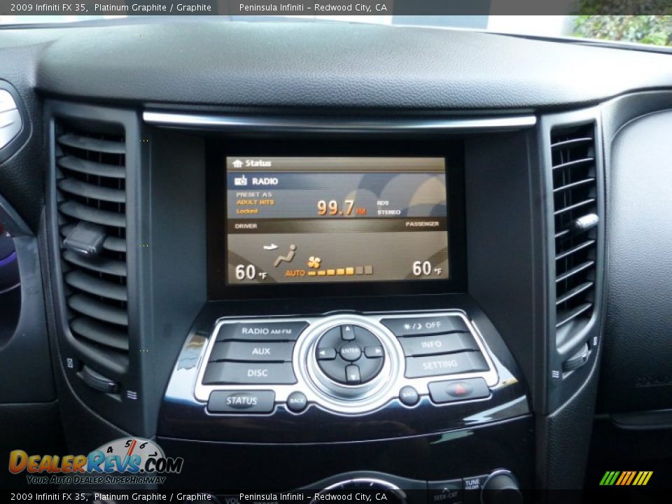 2009 Infiniti FX 35 Platinum Graphite / Graphite Photo #29
