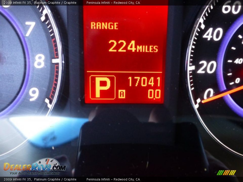 2009 Infiniti FX 35 Platinum Graphite / Graphite Photo #31