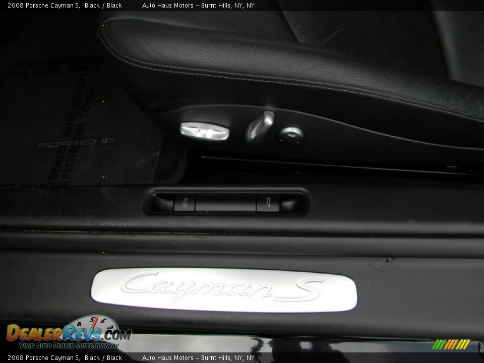 2008 Porsche Cayman S Black / Black Photo #25