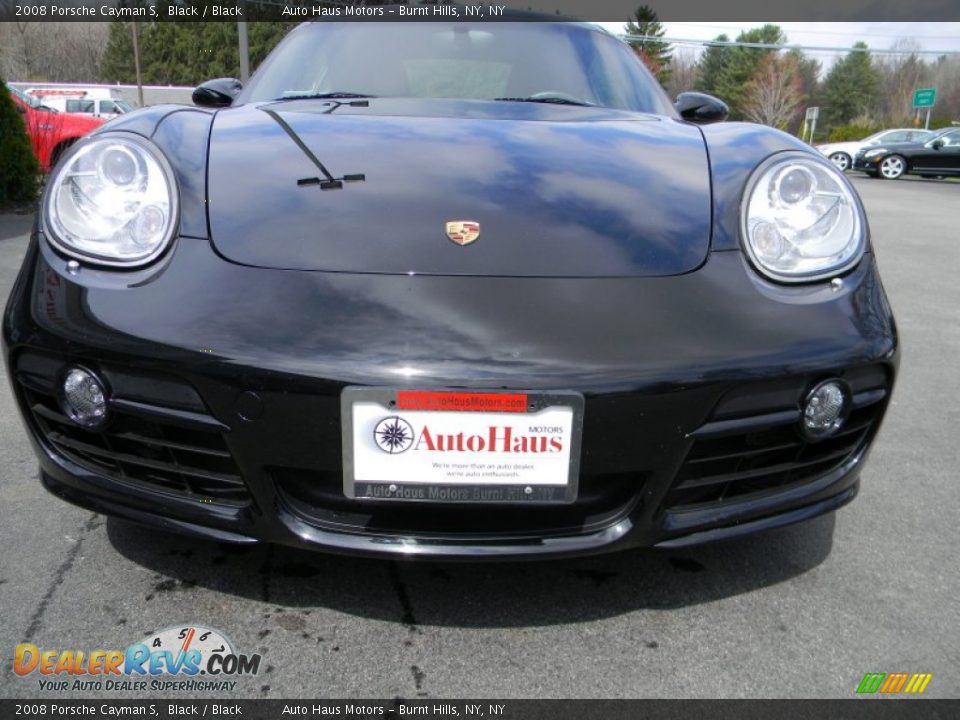 2008 Porsche Cayman S Black / Black Photo #30