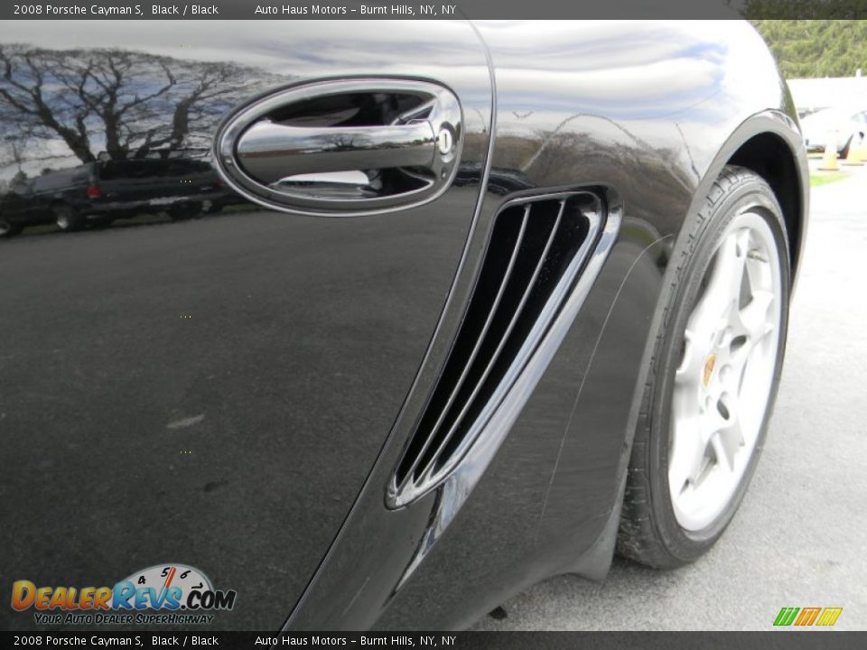 2008 Porsche Cayman S Black / Black Photo #35