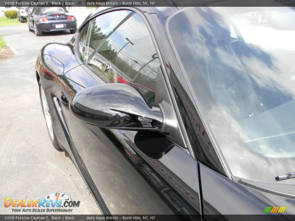 2008 Porsche Cayman S Black / Black Photo #36