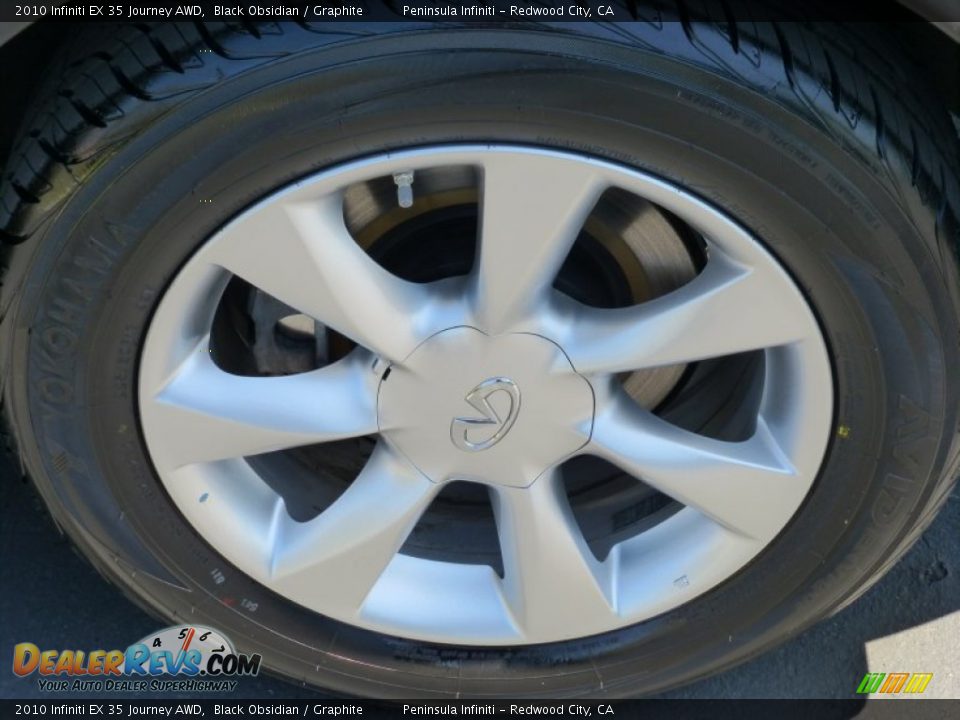 2010 Infiniti EX 35 Journey AWD Black Obsidian / Graphite Photo #10