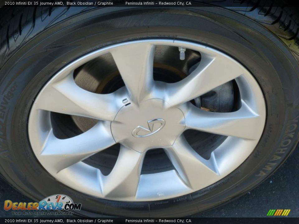2010 Infiniti EX 35 Journey AWD Black Obsidian / Graphite Photo #12