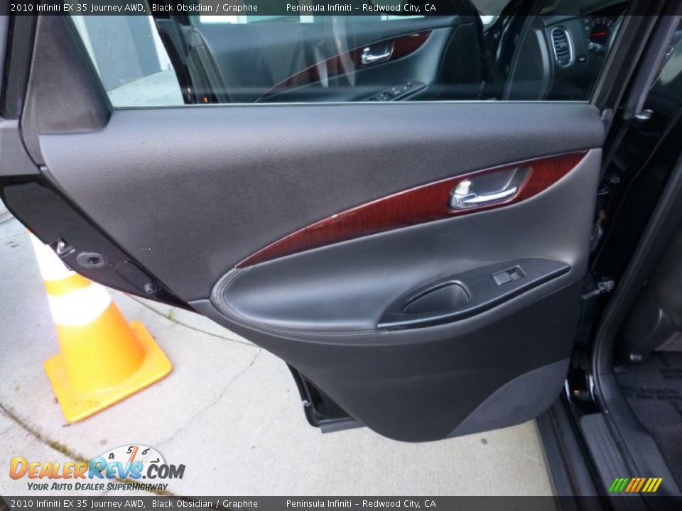 2010 Infiniti EX 35 Journey AWD Black Obsidian / Graphite Photo #16