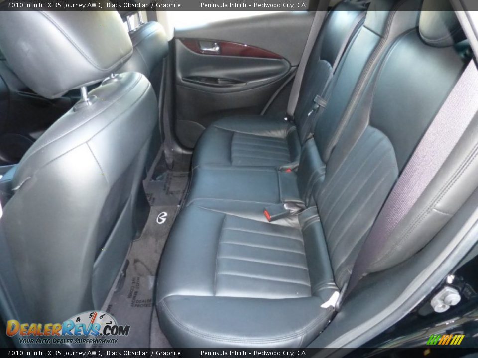 2010 Infiniti EX 35 Journey AWD Black Obsidian / Graphite Photo #17