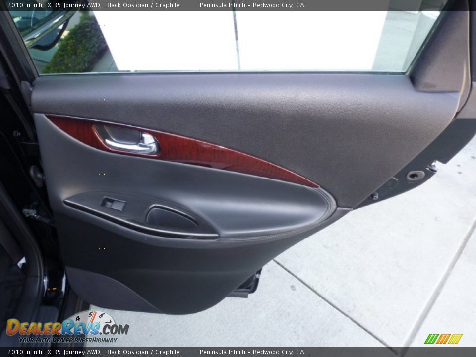 2010 Infiniti EX 35 Journey AWD Black Obsidian / Graphite Photo #19