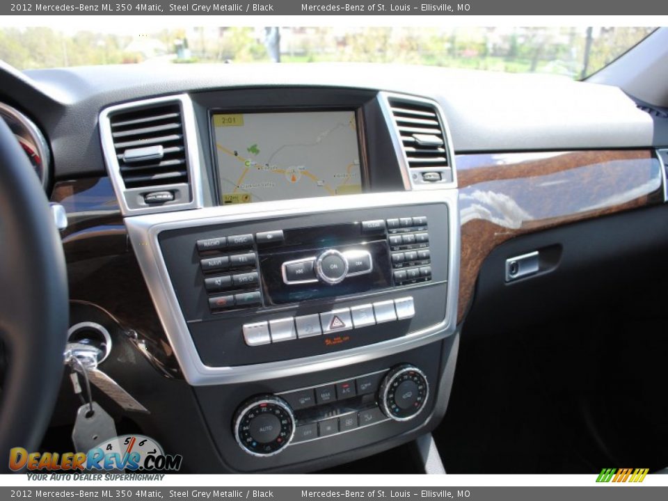 2012 Mercedes-Benz ML 350 4Matic Steel Grey Metallic / Black Photo #3