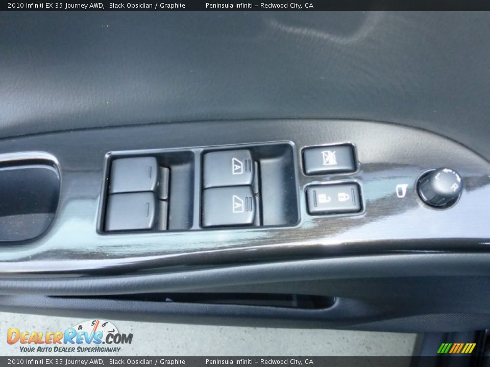 2010 Infiniti EX 35 Journey AWD Black Obsidian / Graphite Photo #24
